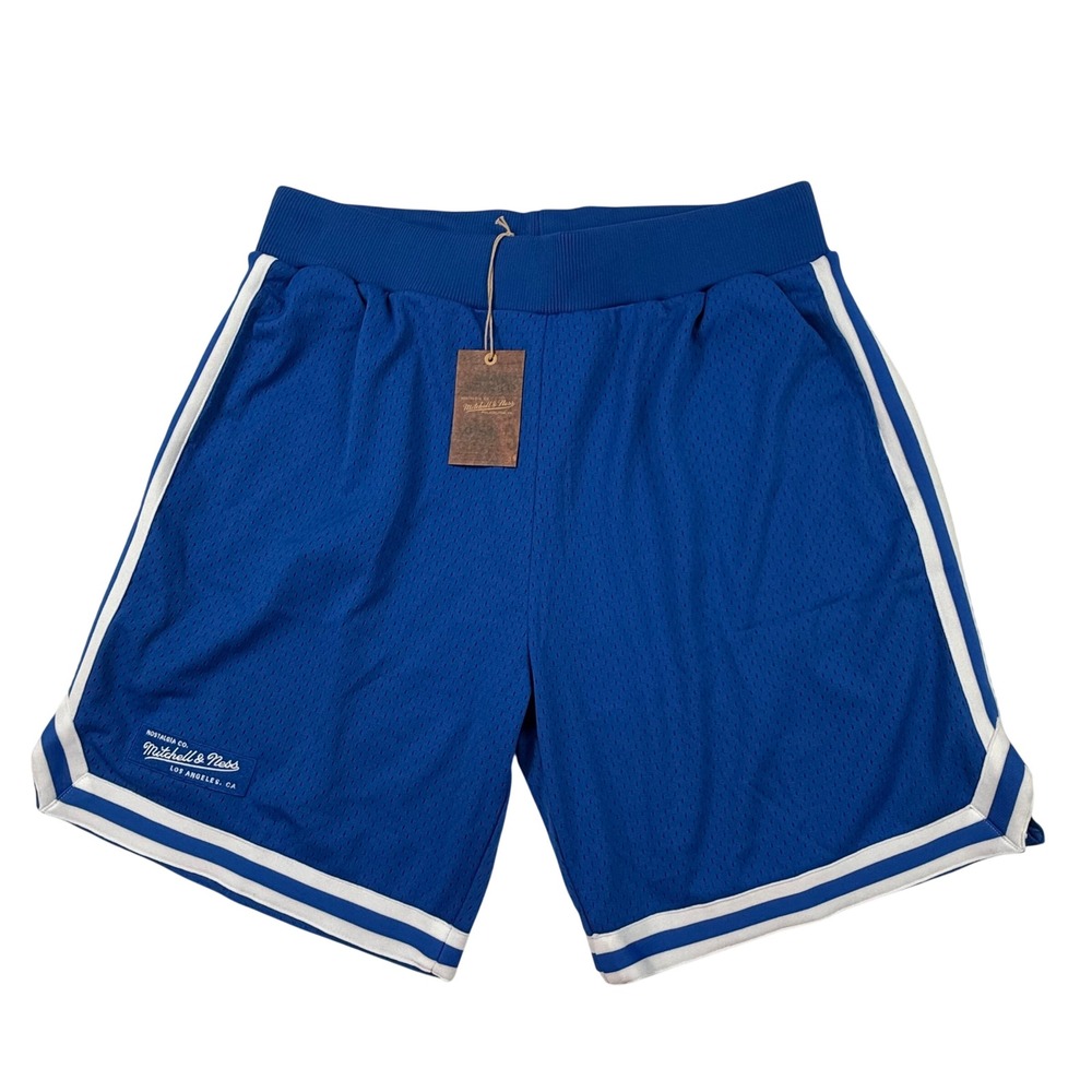 Mitchell & Ness Mens Royal Blue Mesh Basketball Shorts 2XL New With Tags
